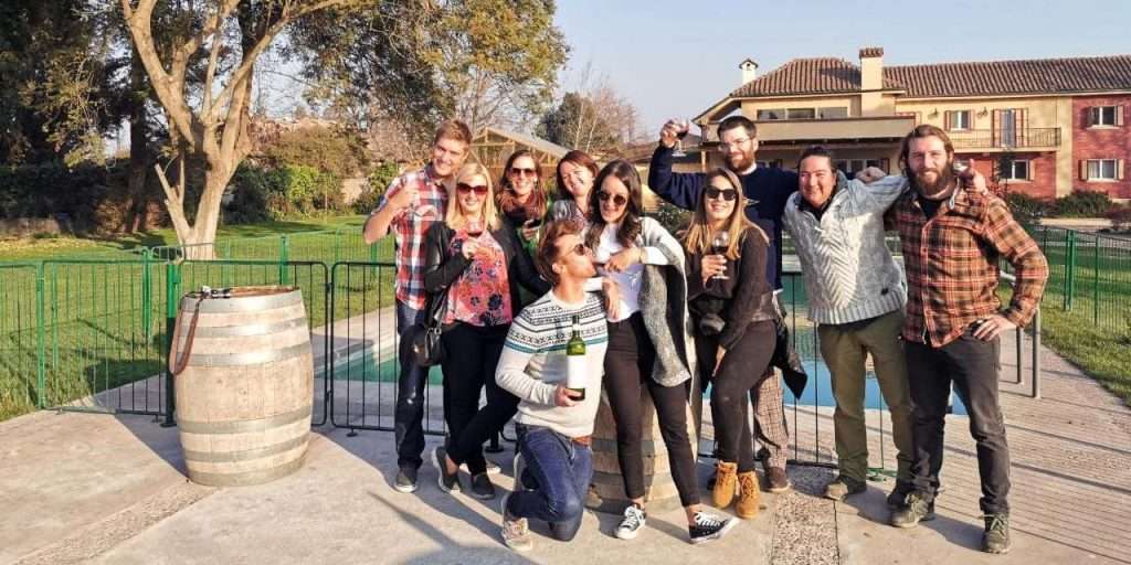 Wine micro bus: tasting at Santa Ema, TerraMater and De Martino wineries