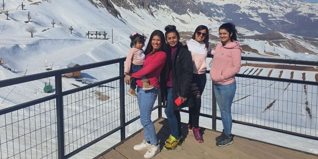 Full day private snow tour in the Andes mountain range